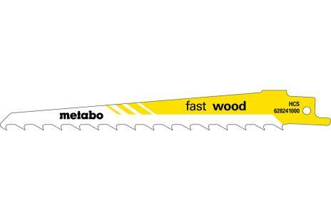 Metabo 5 Säbelsägeblätter "Fast Wood" 150 x 1,25 mm: Für schnelle Holzschnitte