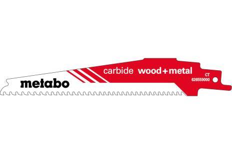 Metabo Säbelsägeblatt "Carbide Wood Metal" 150 x 1,25 mm: Vielseitiges Sägeblatt für Holz und Metall