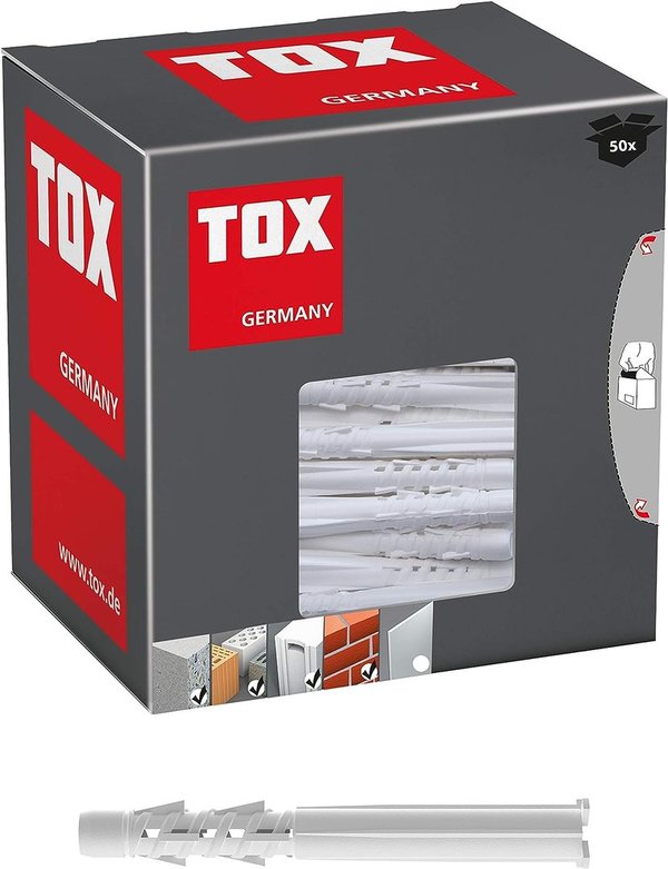 021100101, TOX Allzweck-Rahmendübel Tetrafix XL 8x80 mm, 4049563002300, Standard / Allzweck